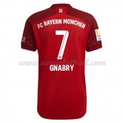 Billige Bayern Munich 2021-22 Fotballdrakter Serge Gnabry 7 Hjemmedraktsett Kortermet..